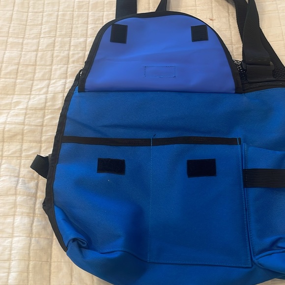 Walt Disney World Mickey Mouse saddle bag canvas tote cast members original blue - Picture 8 of 14